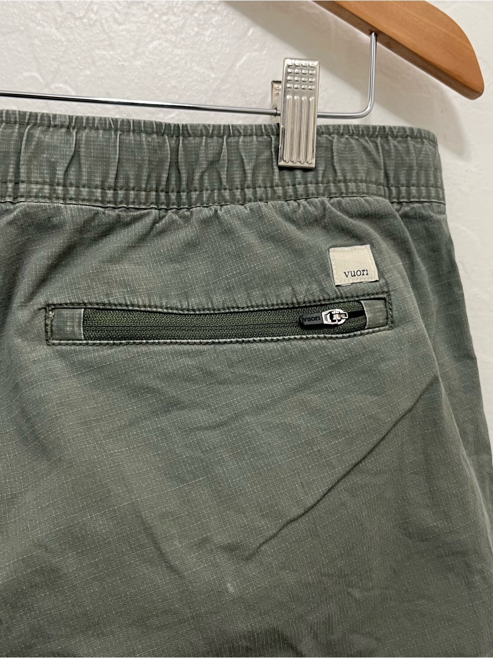 Vuori Women's Ripstop Pant VW401 Army Green Hiking Joggers Size XL - Picture 5 of 7